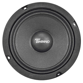Timpano 6.5-inch midrange speaker front view highlights crisp vocals and dynamic mids.