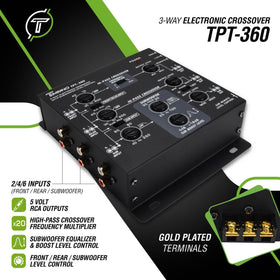 Timpano TPT-360 remote subwoofer level control for seat-side adjustments