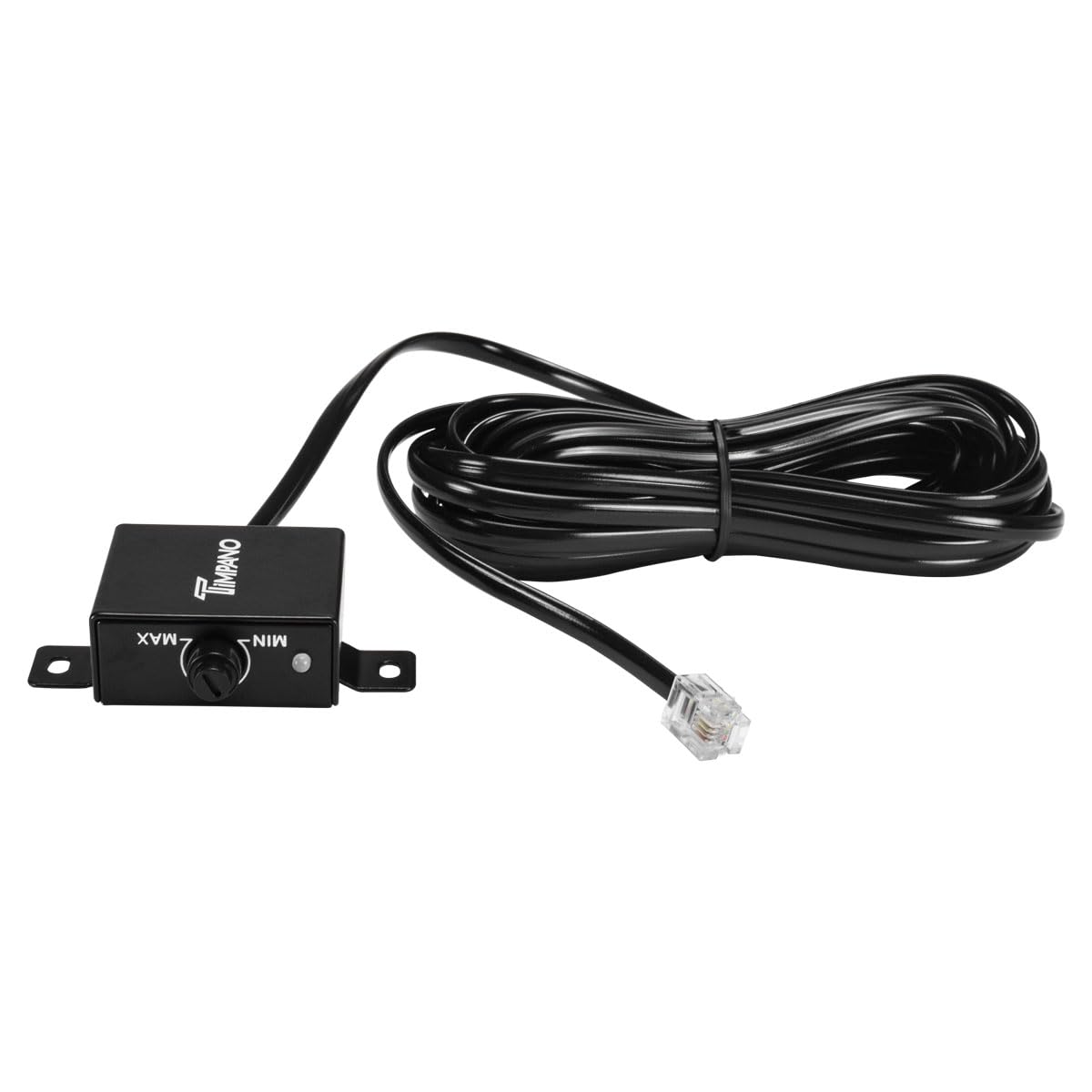 Timpano TPT-360 subwoofer equalizer and boost controls for tailored bass