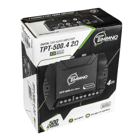 Timpano TPT-500.4 compact 4-channel amp as a vehicle audio upgrade
