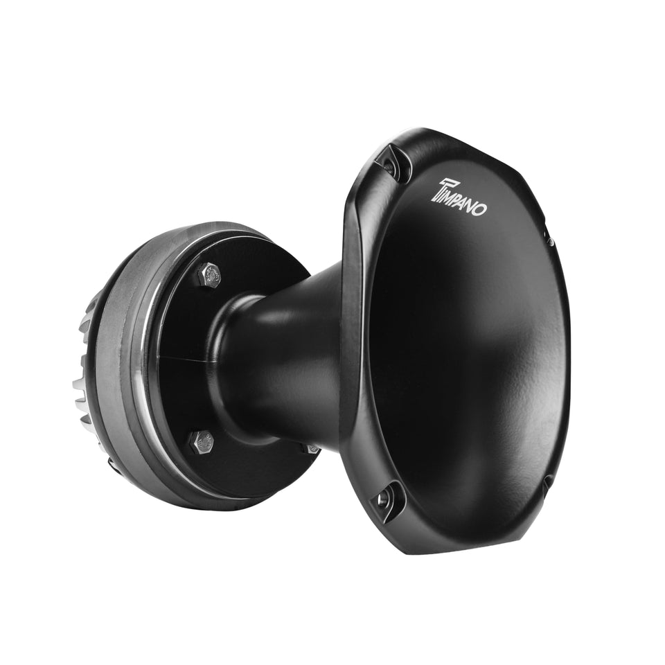 Timpano DH2000 PRO 2-inch exit driver horn, front-mount ready for easy installation.