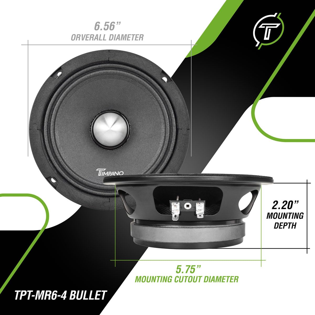 Timpano rear magnet and basket showing robust motor structure and durability