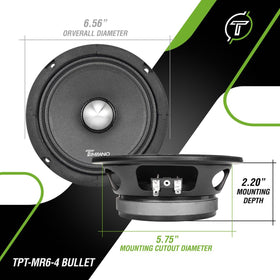Timpano ST2 chrome tweeters offer bright highs with minimal distortion