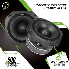 Timpano TPT-ST25 bullet tweeter back view with mounting options