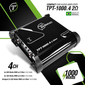 Timpano TPT-1000 rear ports enable clean wiring and flexible routing.