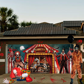 Tingjoo durable Halloween decor fabric withstands wind and repeated use.
