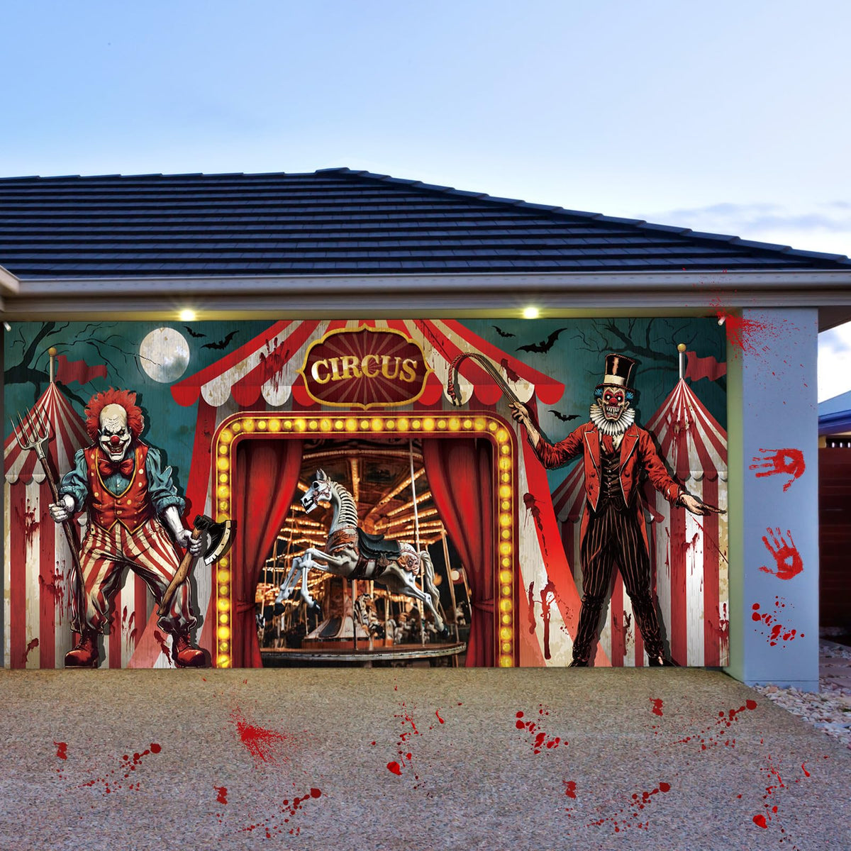 Tingjoo Polyester Carnival Decor Fabric offers durable, reusable backdrops with smooth texture