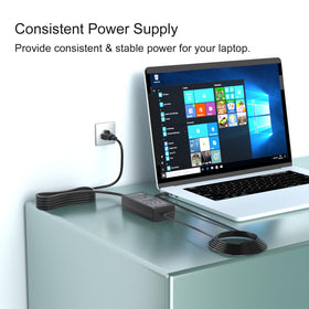 Tinkon 135W power supply ports and cables support multiple dock setups