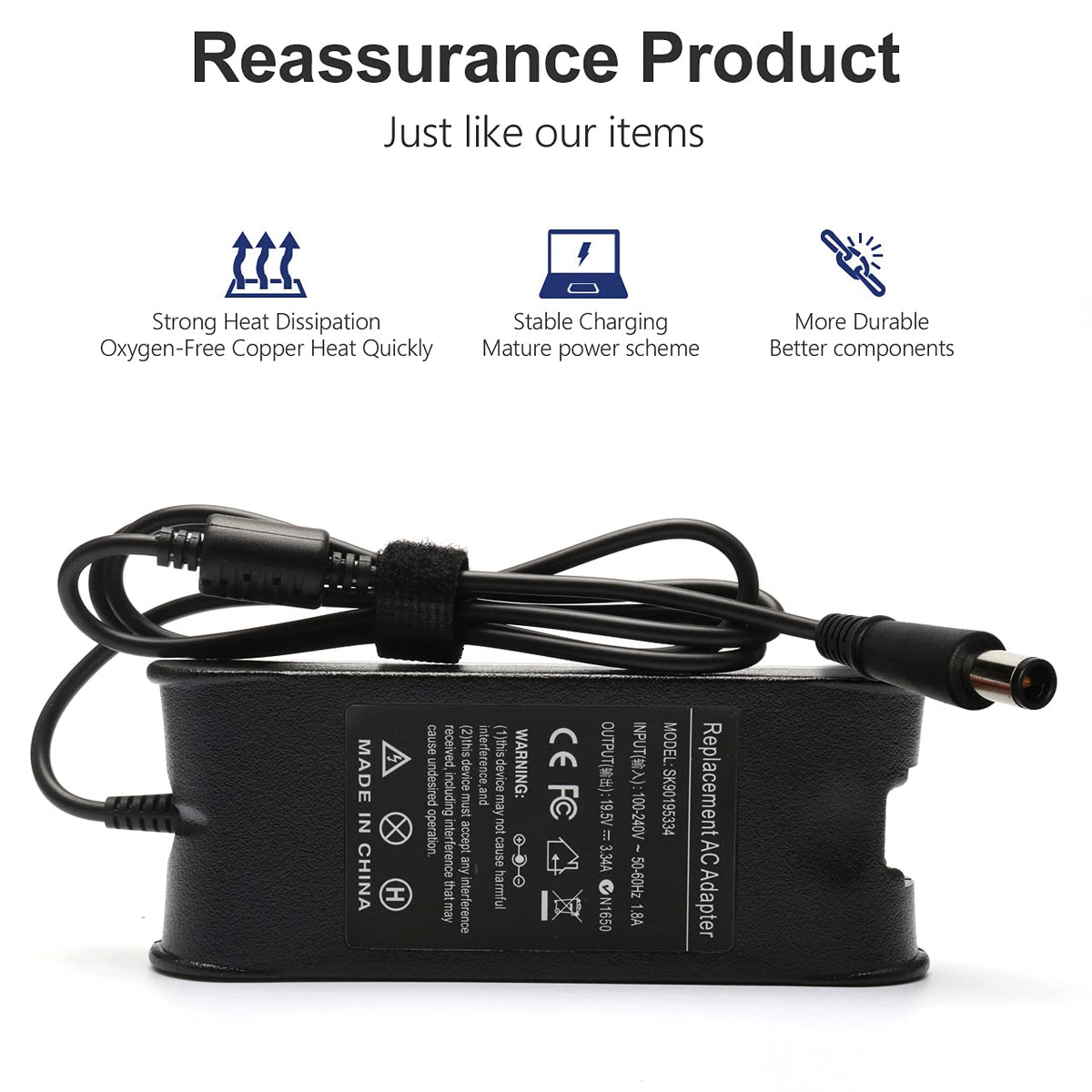 Tinkon 65W adapter with Dell Latitude compatibility for a flexible workstation setup