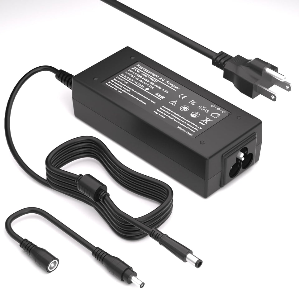 Tinkon Dell Inspiron charger front view showing compact, reliable power for daily use.