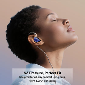 Tipsy M1 ergonomic ear shell designed for all‑day comfort
