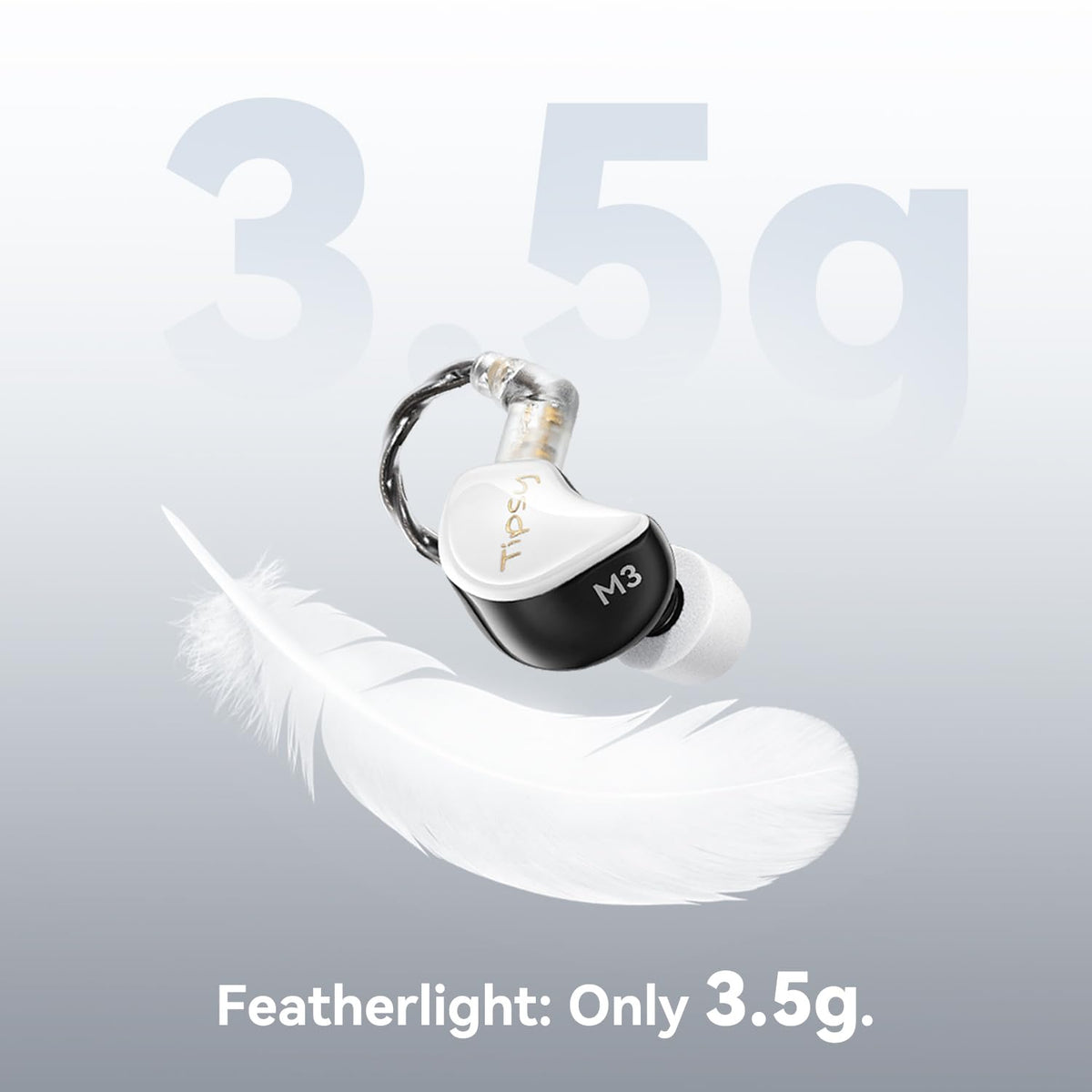 TipsyAuthen Tipsy M3 IPX5 rating supports practice and performance in light sweat.