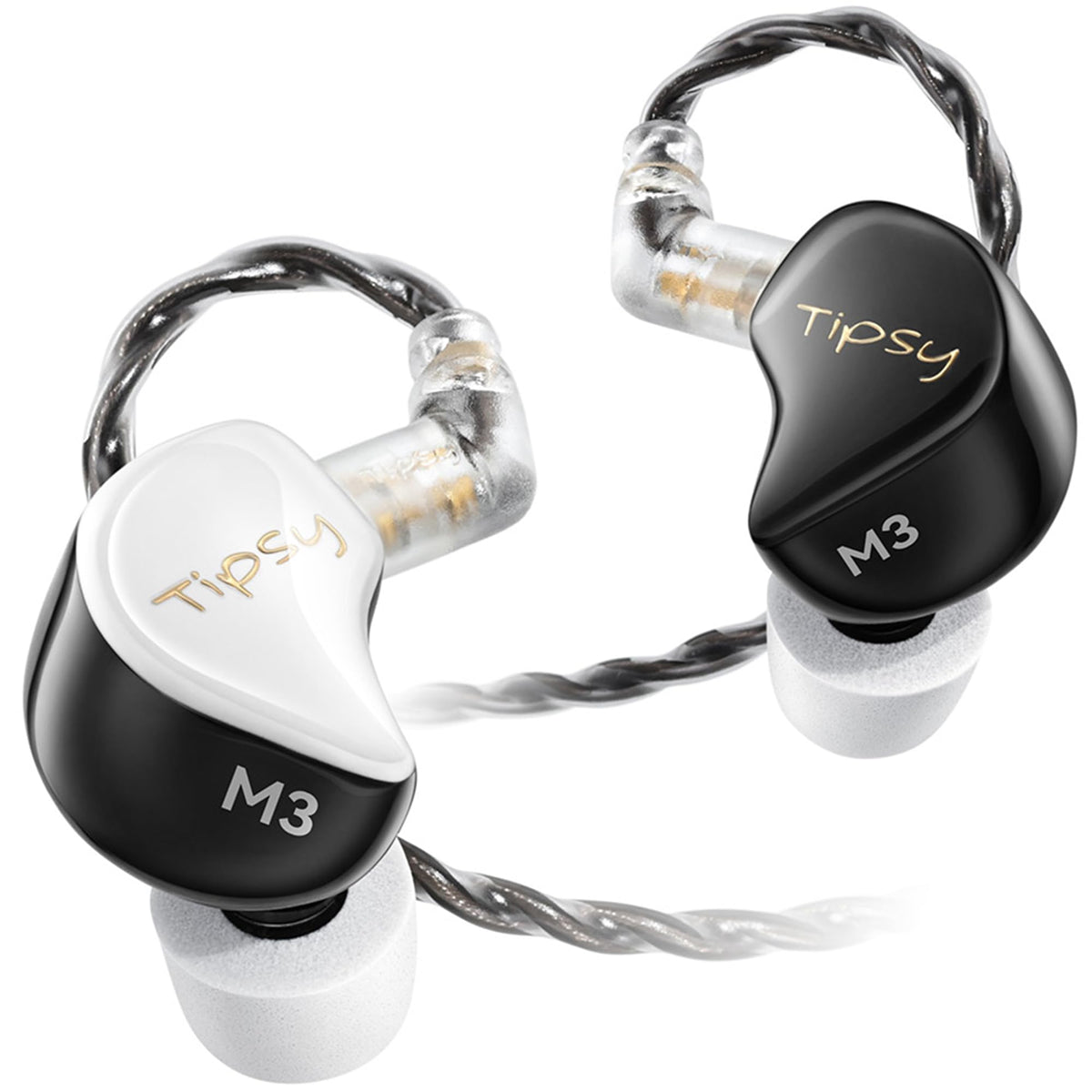 TipsyAuthen Tipsy M3 shell in transparent resin shows precision and visible driver alignment.
