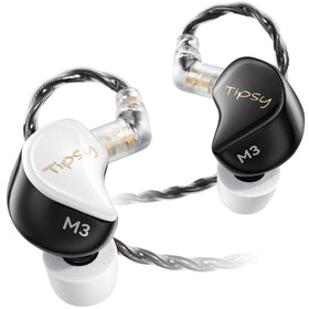 TipsyAuthen Tipsy M3 shell in transparent resin shows precision and visible driver alignment.