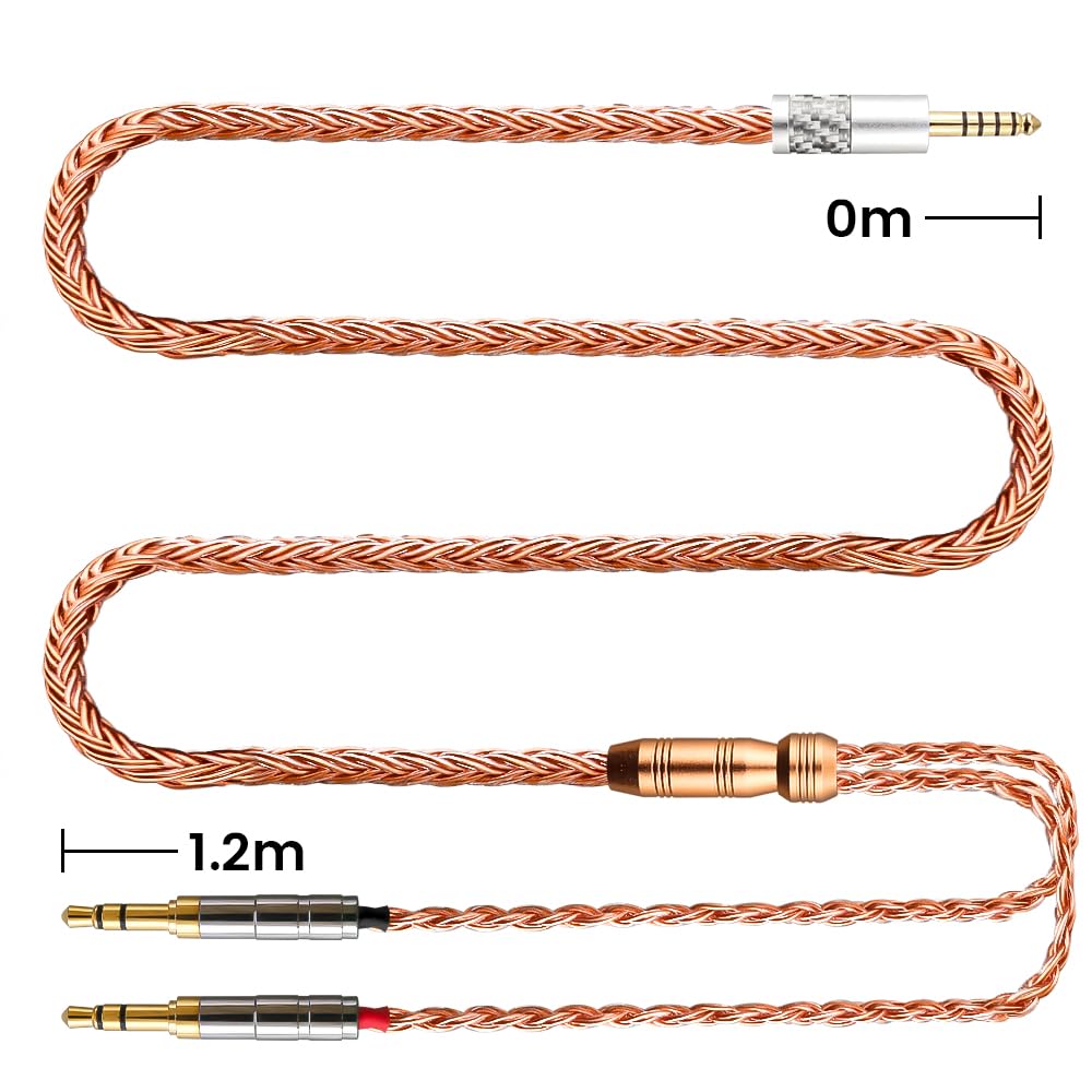Tirstrup copper 16-core 4-4mm balanced cable for Ananda upgrade listening experience.