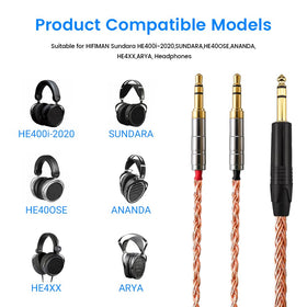 Tirstrup Hifiman compatibility including Sundara, Arya, and Ananda models.