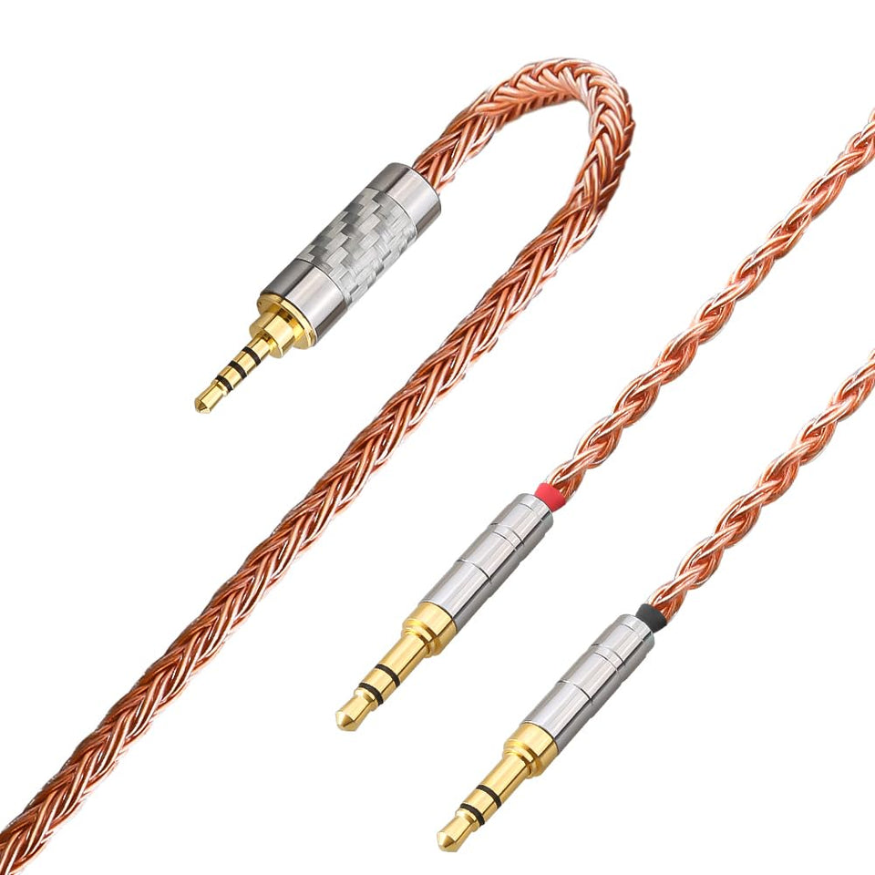 Tirstrup XIUSHAOT copper cable closeup highlighting high-purity OCC copper for clean signal