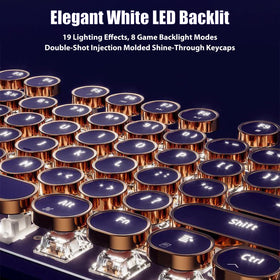 TISHLED side profile highlighting aluminum metal panel and volume knob for robust build and easy control