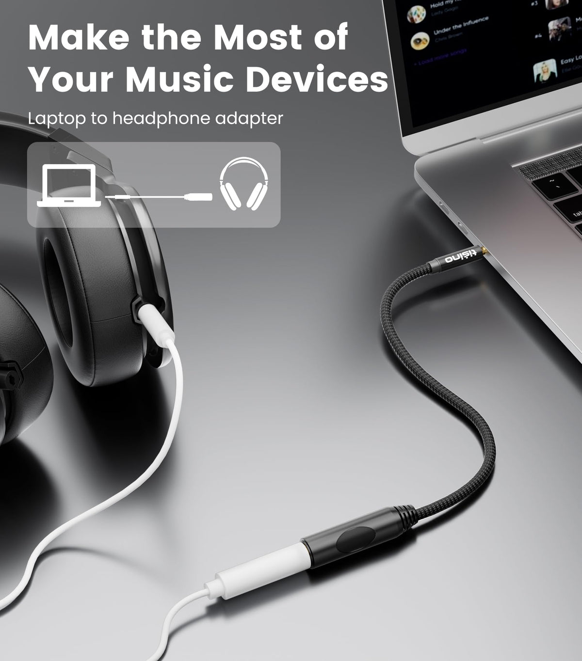 Tisino adapter coil-friendly design keeps cables tidy after gigs