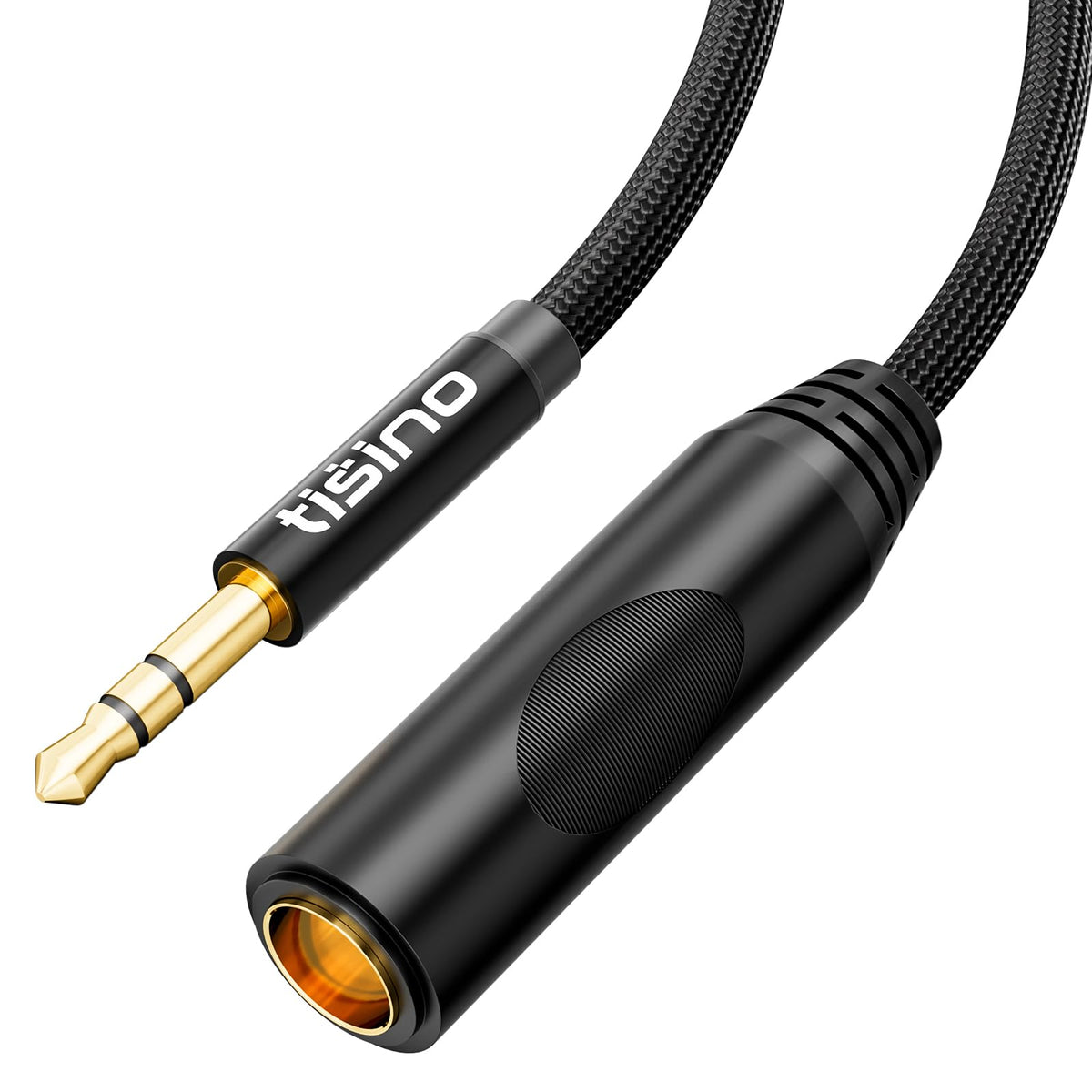 Tisino adapter quarter-to-eighth connection for easy instrument-to-amp compatibility