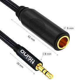 Tisino heavy-duty cable jacket protects the adapter during gigs and travel.