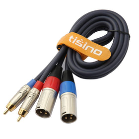 Tisino cable linking CD player to amp in a home theater for clear sound