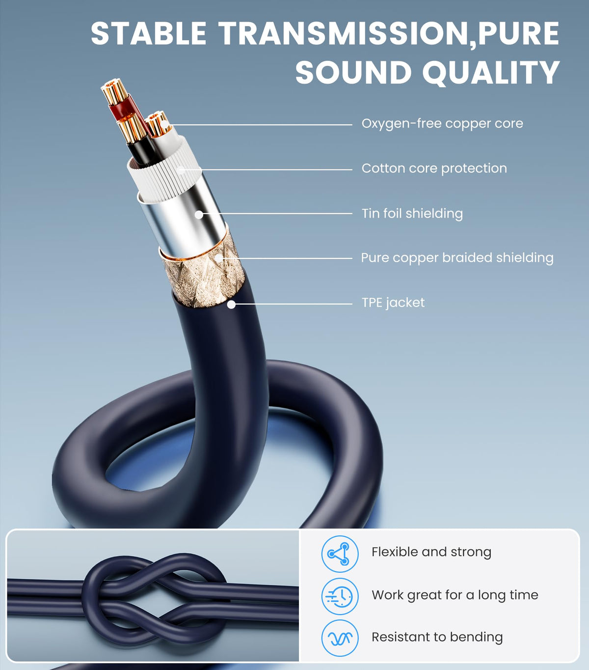 Tisino dual cable separated into two individual RCA to XLR runs for versatility