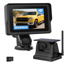 Tivernox magnetic backup camera attached to metal surface for quick installation.