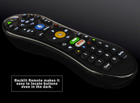 TiVo LUX remote on living room table highlighting convenience and style