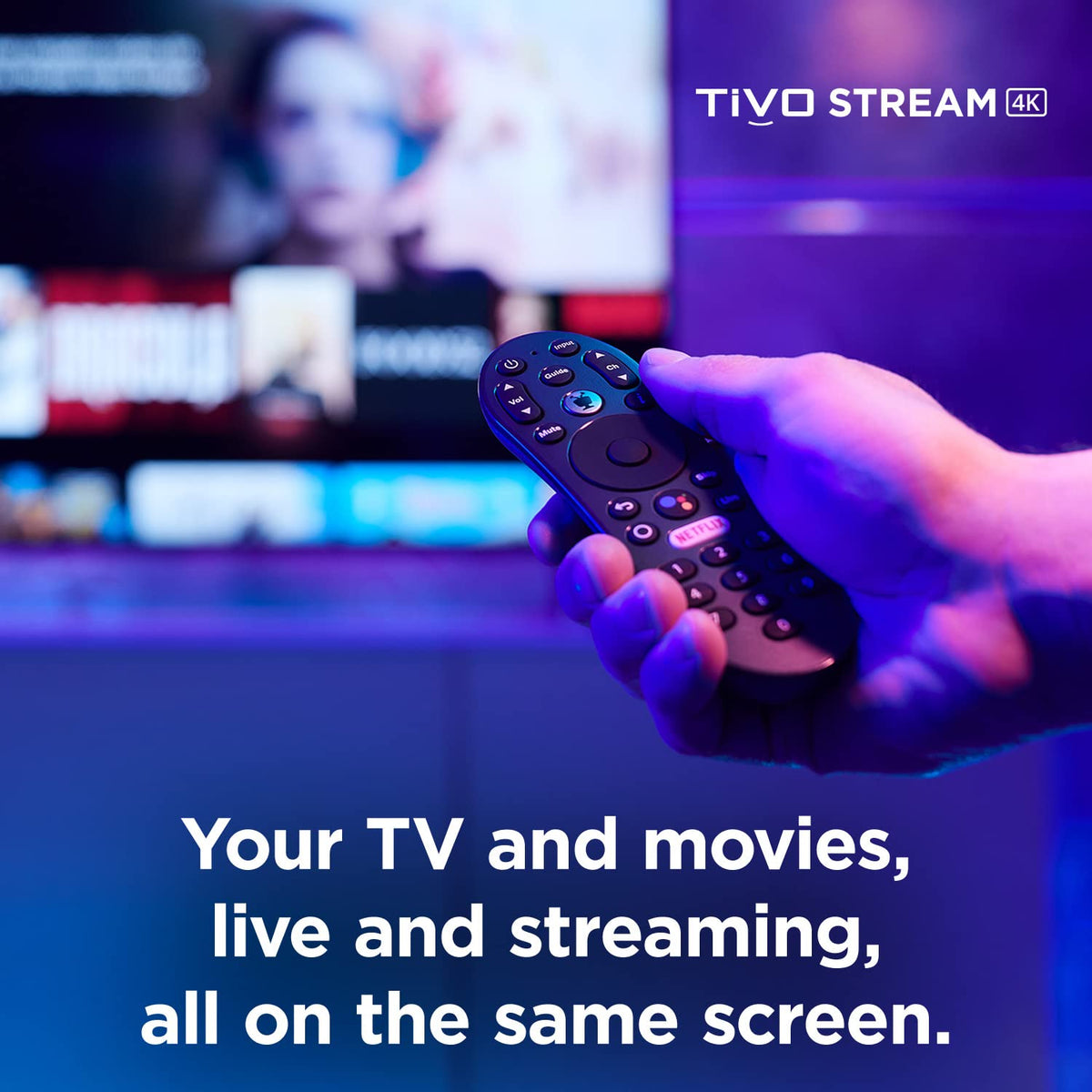TiVo Stream rear ports view showing HDMI and power connections benefit