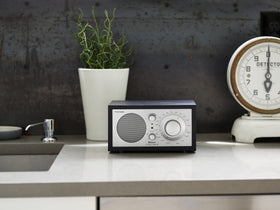 Tivoli Model One BT Radio back with pairing button enables effortless Bluetooth pairing.