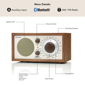 Tivoli Model One BT Radio front view streaming for flexible listening.