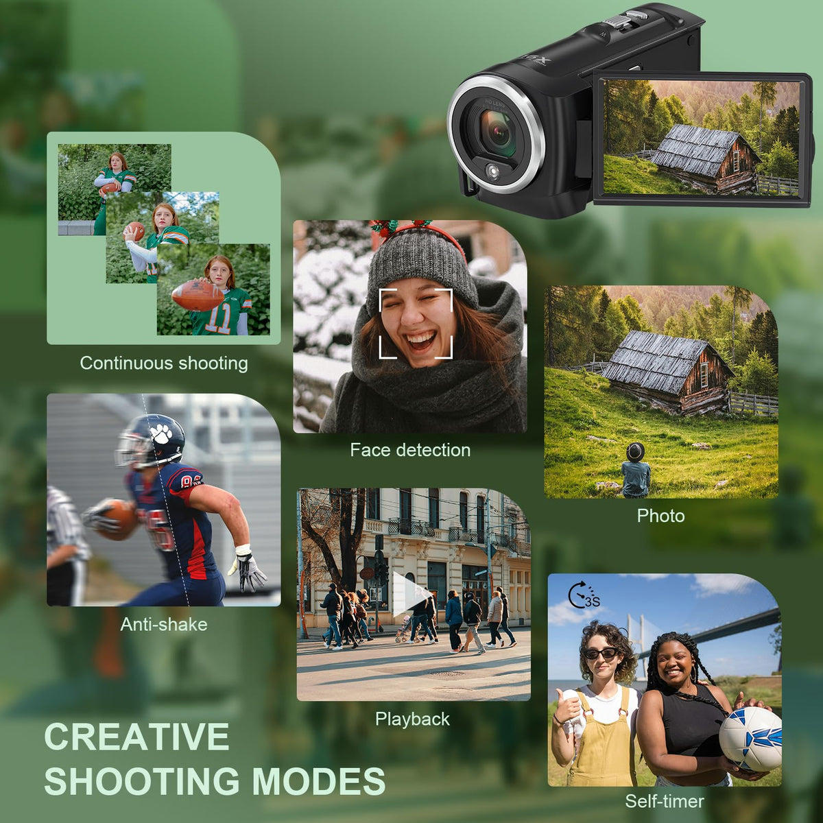 Tixeuo used by a vlogger outdoors, portable content creation benefit