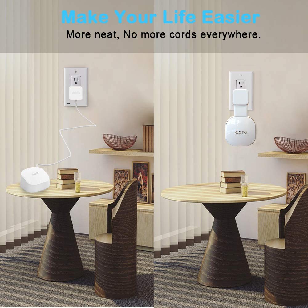 Tizomi eero 6 space-saving design complements home decor