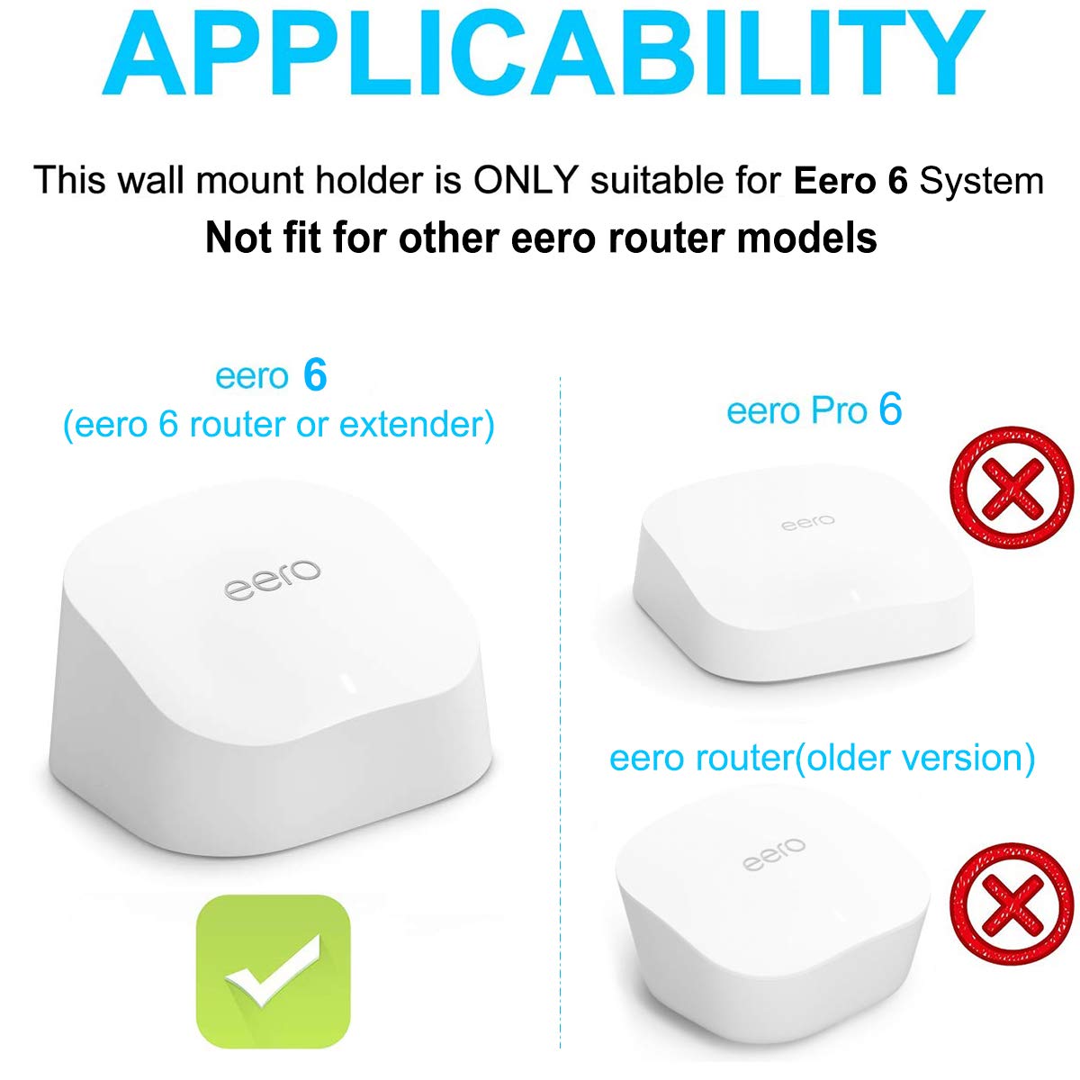 Tizomi eero6-plus cable storage helps organize wires and reduce clutter.