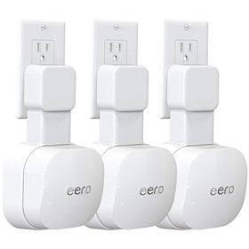 Tizomi front view showing eero 6 secured and tidy installation benefit