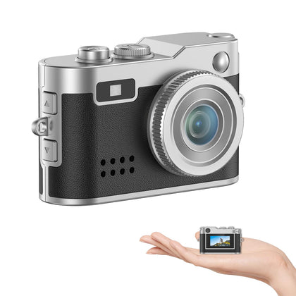 Tizycod front view showing retro camera body and easy portability benefit