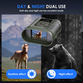 Tizycod night vision capture supports photos and videos for memories.