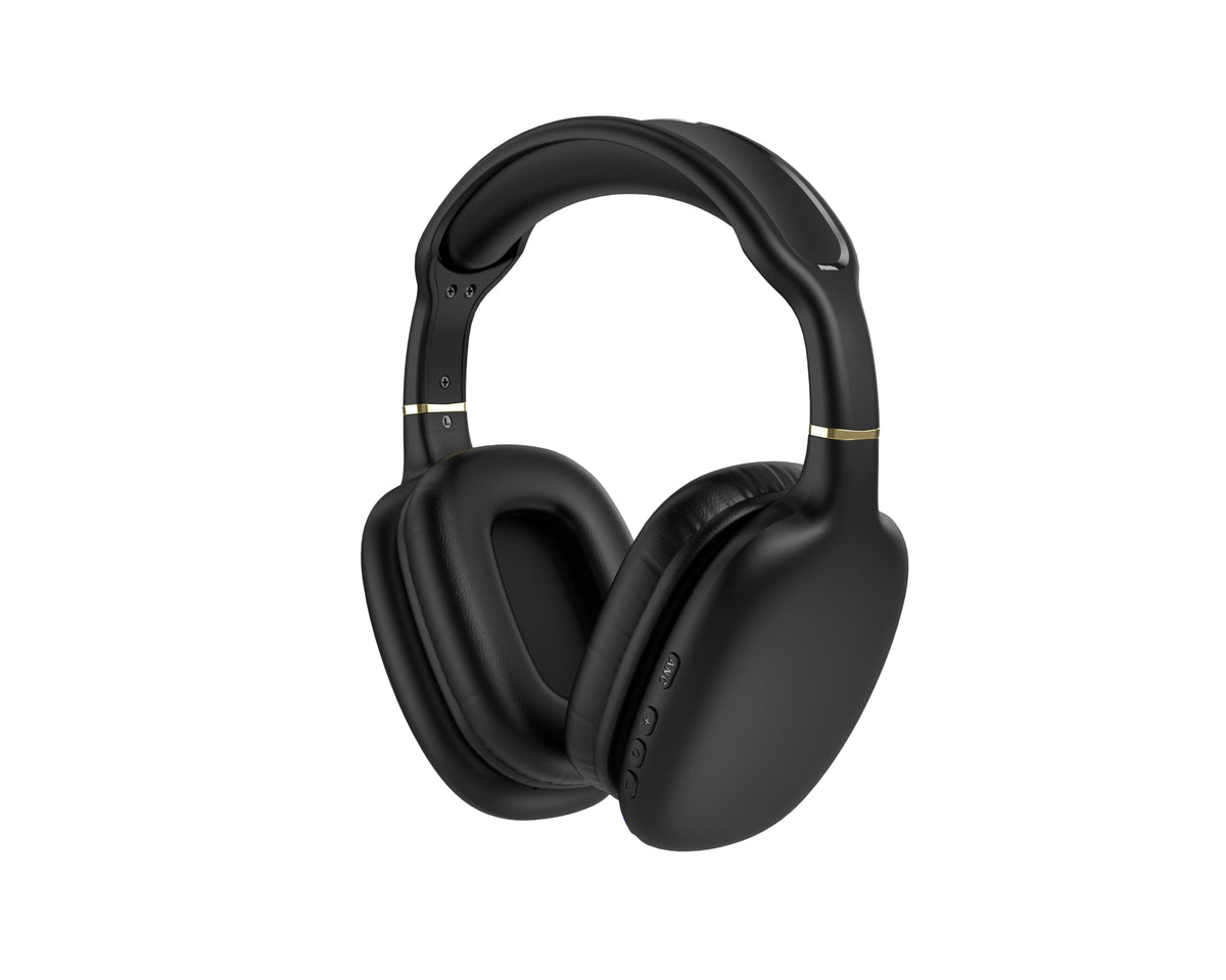TJ ANC over-ear headphones with leather cushions for all-day comfort