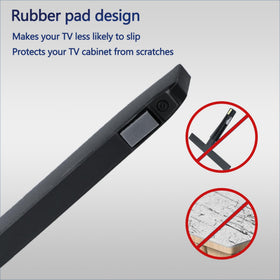 Tjyuze replacement leg next to ruler showing accurate size and fit