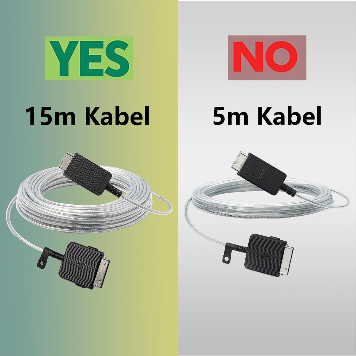 Tjyuze compatible with QN-series Frame TVs for tidy connections.