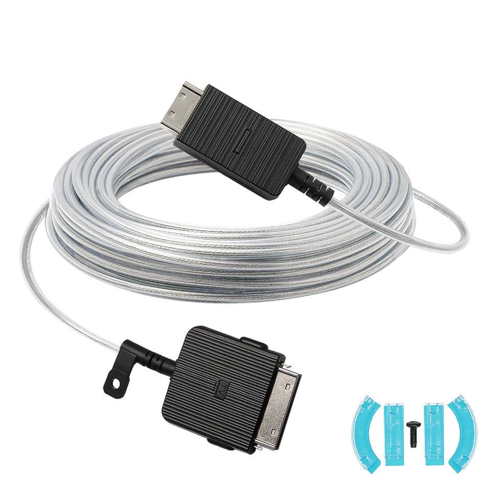 Tjyuze VG-SOCR15/ZA 15m cable installed for a clean wall-mounted Frame TV.