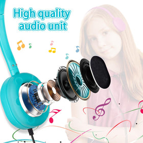 TJZXGUI folded headset for storage, saves space in school cubbies