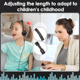 TJZXGUI headphones rotated 90 degrees for compact storage