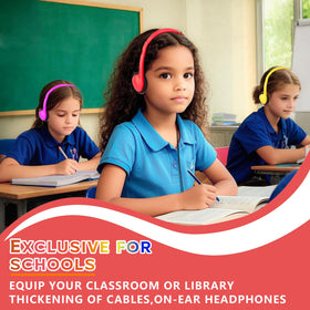 TJZXGUI lightweight durable headphones resist cracking for long classroom wear.
