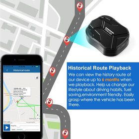 TKMARS TK905B geo-fence alerts notify you of boundary breaches in real time.