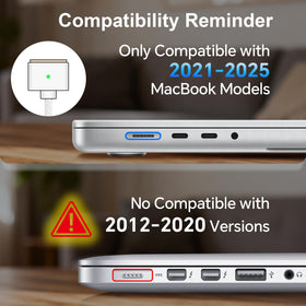 TKTKMETA MacBook compatibility with 2021–2025 models for seamless charging
