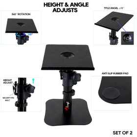 Tlingt tilt adjustment detail showing -10° to +10° alignment benefit