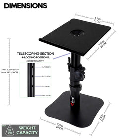 Tlingt top platform closeup with anti-skid pad protecting speaker finish