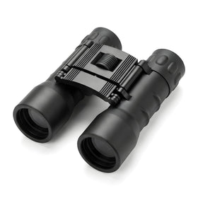 TLmathus front view showing compact 10x32 binoculars and portability benefit